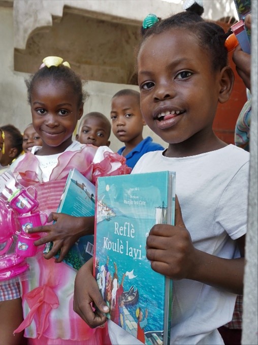 kinderen in Haïti